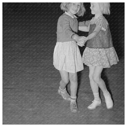 Migrant Children Dancing at Agua Fria Camp May 1940 - Available at KNOWOL