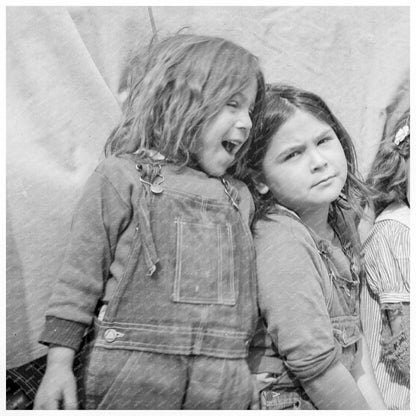 Migrant Children in California Carrot Fields March 1937 - Available at KNOWOL