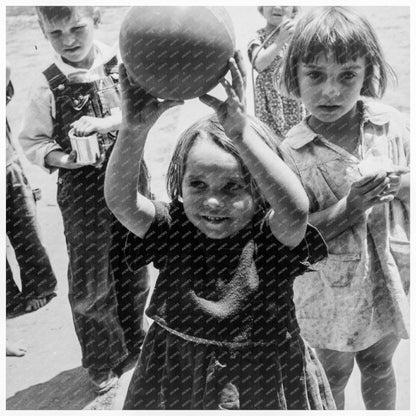 Migrant Children Playing at Nursery School May 1939 - Available at KNOWOL