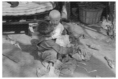 Migrant Children Playing in Harlingen Texas February 1939 - Available at KNOWOL