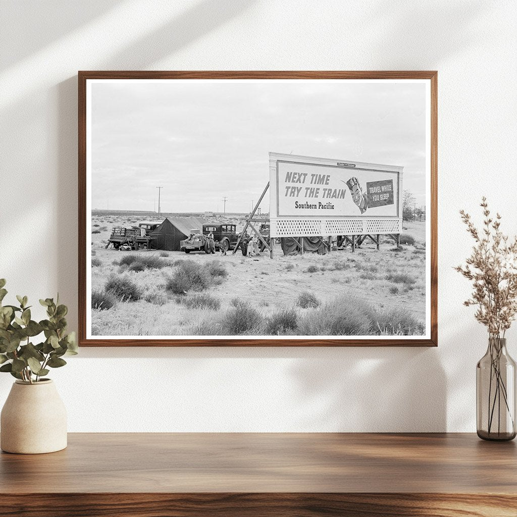 Migrant Families Camped in Kern County 1938 - Available at KNOWOL