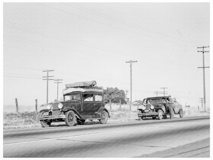 Migrant Families Traveling U.S. Route 99 May 1939 - Available at KNOWOL