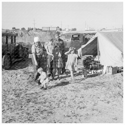 Migrant Family Camp in Holtville California 1939 - Available at KNOWOL