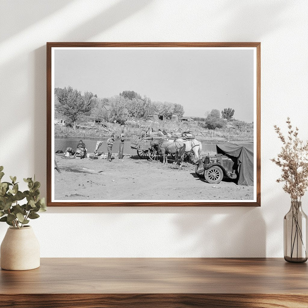 Migrant Family Cleaning Near Vale Oregon October 1939 - Available at KNOWOL