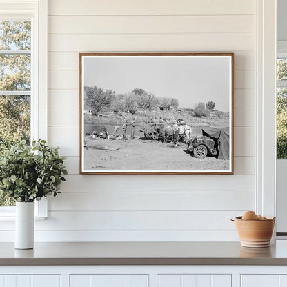 Migrant Family Cleaning Near Vale Oregon October 1939 - Available at KNOWOL