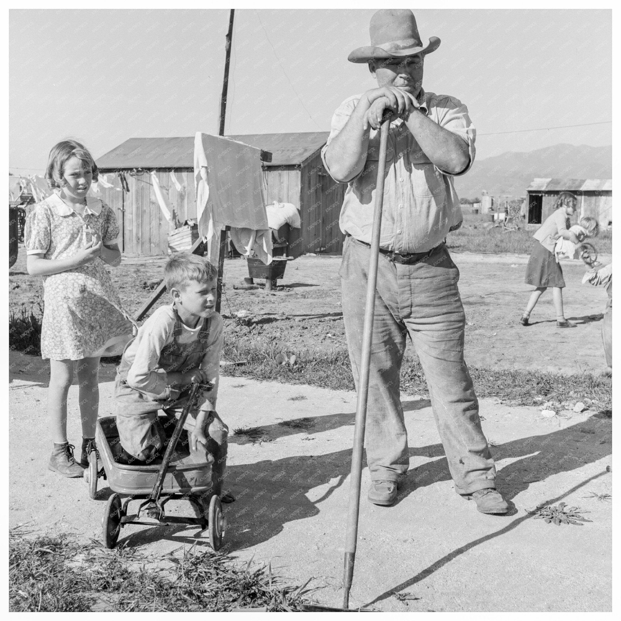 Migrant Family Dwelling in Salinas California April 1939 - Available at KNOWOL