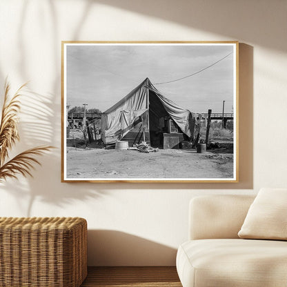 Migrant Family Home in Tulare County California 1936 - Available at KNOWOL