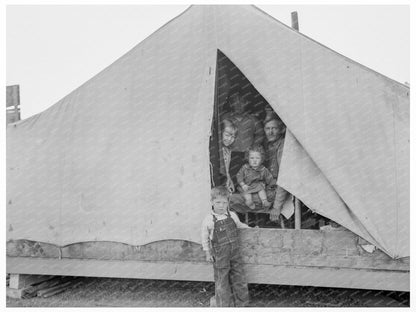 Migrant Family in Brawley California February 1939 - Available at KNOWOL