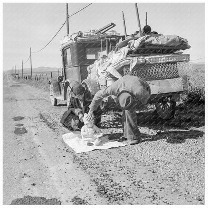 Migrant Family in California February 1937 - Available at KNOWOL