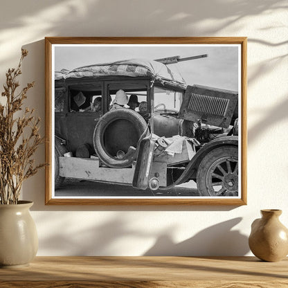 Migrant Family on Highway Arizona May 1937 - Available at KNOWOL