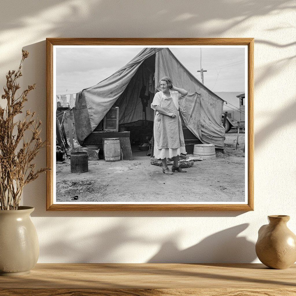 Migrant Family Waiting for Work in California 1936 - Available at KNOWOL