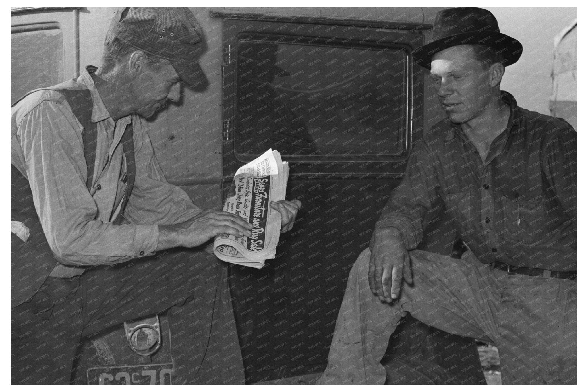 Migrant Laborer Camp Edinburg Texas February 1939 - Available at KNOWOL