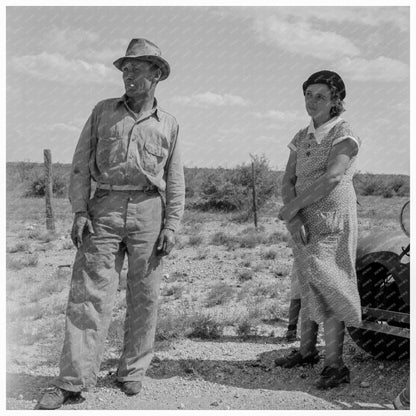 Migrant Oil Worker and Wife Odessa Texas May 1937 - Available at KNOWOL