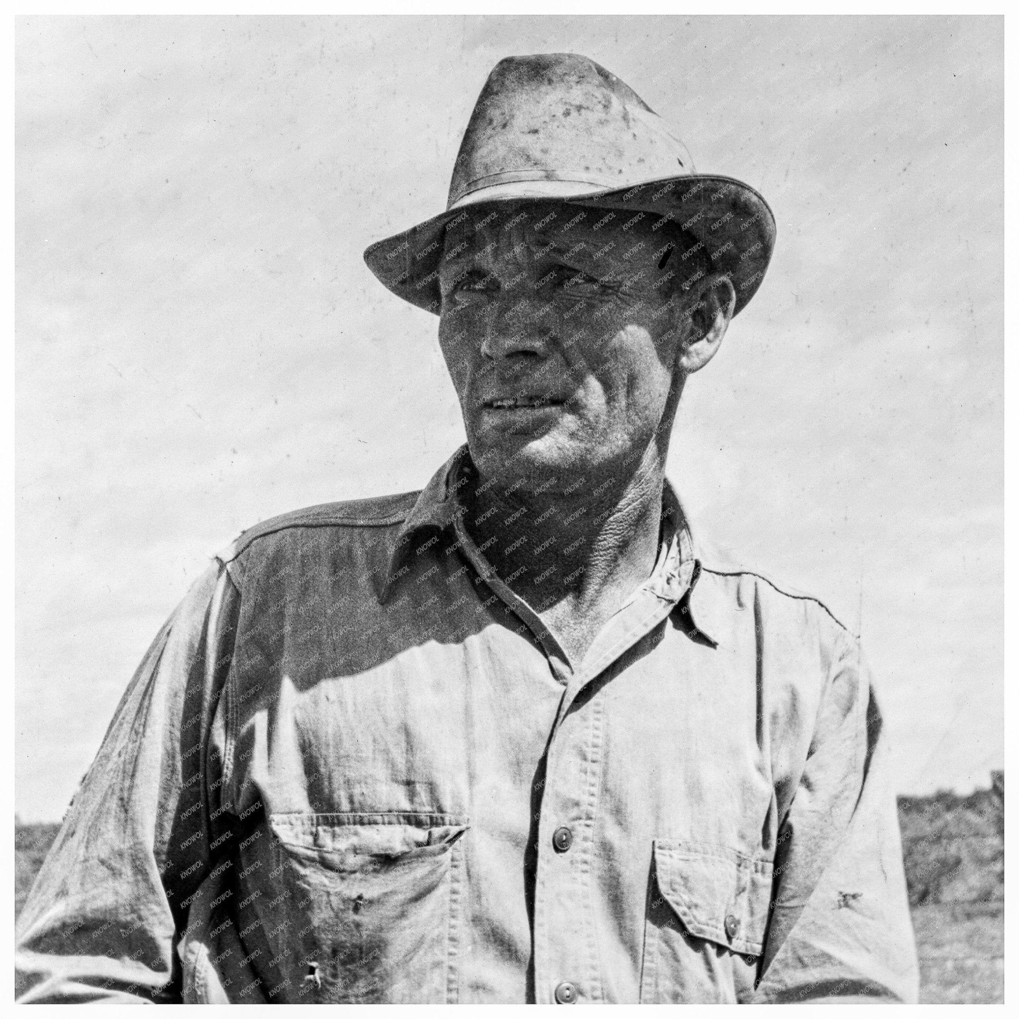 Migrant Oil Worker Odessa Texas May 1937 FSA Collection - Available at KNOWOL