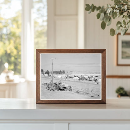 Migrant Potato Pickers Camp Tulelake California 1939 - Available at KNOWOL