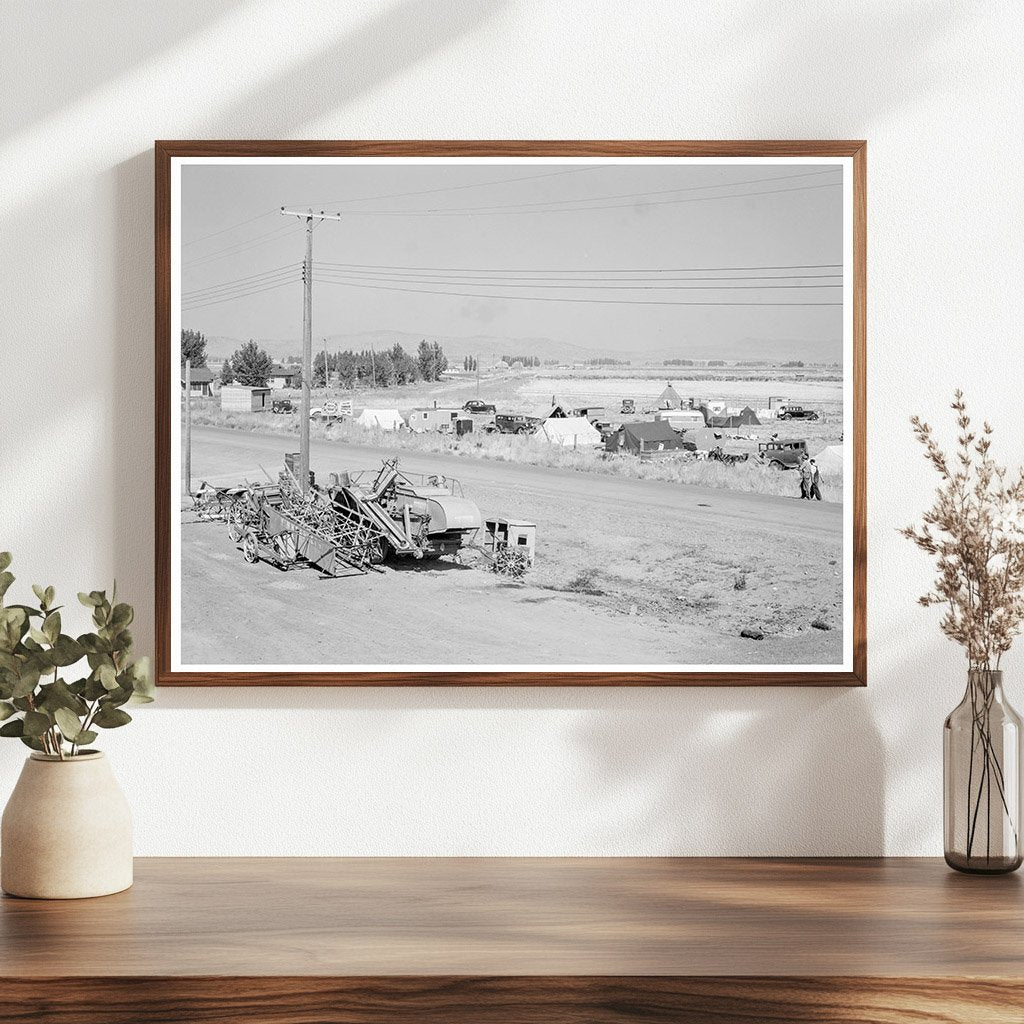 Migrant Potato Pickers Camp Tulelake California 1939 - Available at KNOWOL