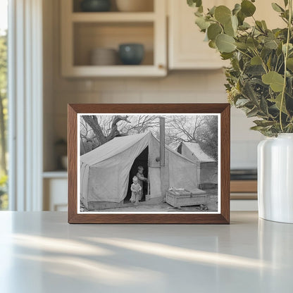 Migrant Tent Home in Texas February 1939 - Available at KNOWOL