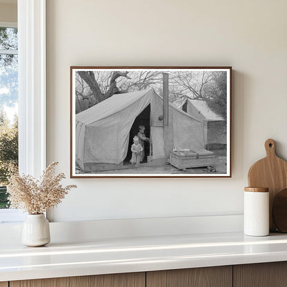 Migrant Tent Home in Texas February 1939 - Available at KNOWOL