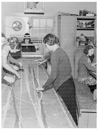 Migrant Women Rug - Making Instruction 1938 Kern County - Available at KNOWOL