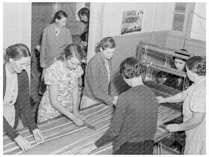 Migrant Women Rug - Making Instruction Kern County 1938 - Available at KNOWOL