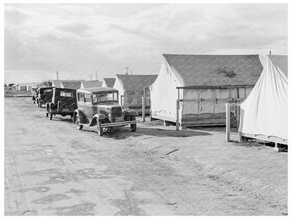 Migrant Worker Camp in Kern County California 1938 - Available at KNOWOL