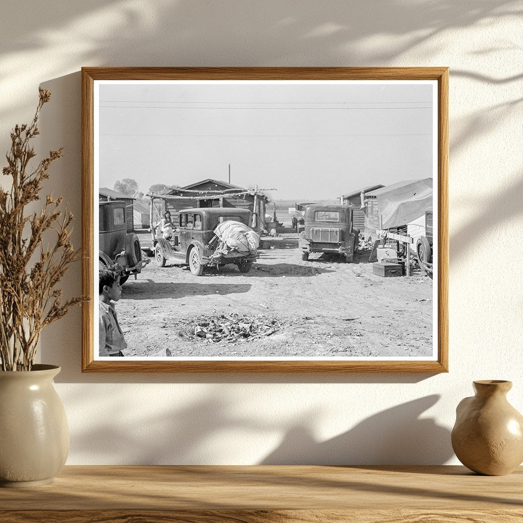 Migrant Worker Housing Corcoran California 1936 - Available at KNOWOL