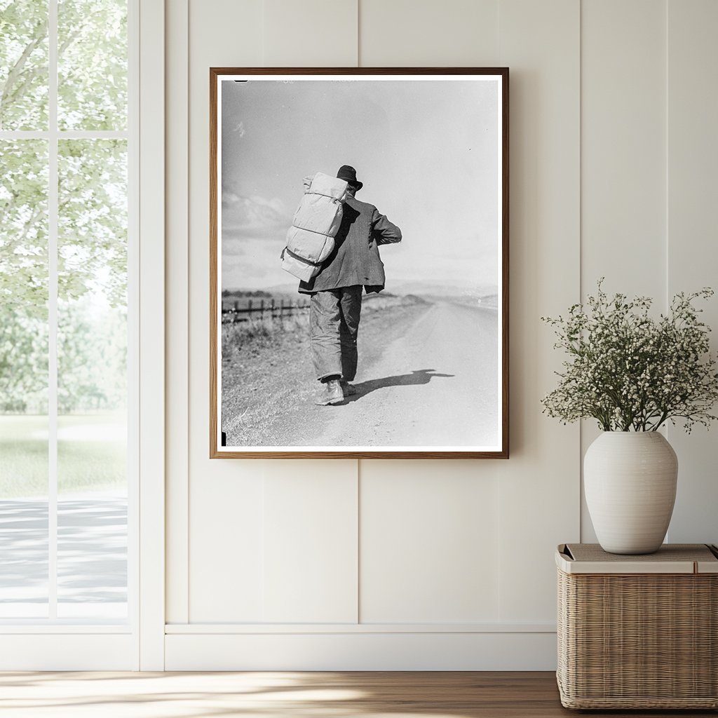 Migrant Worker on California Highway 1935 - Available at KNOWOL