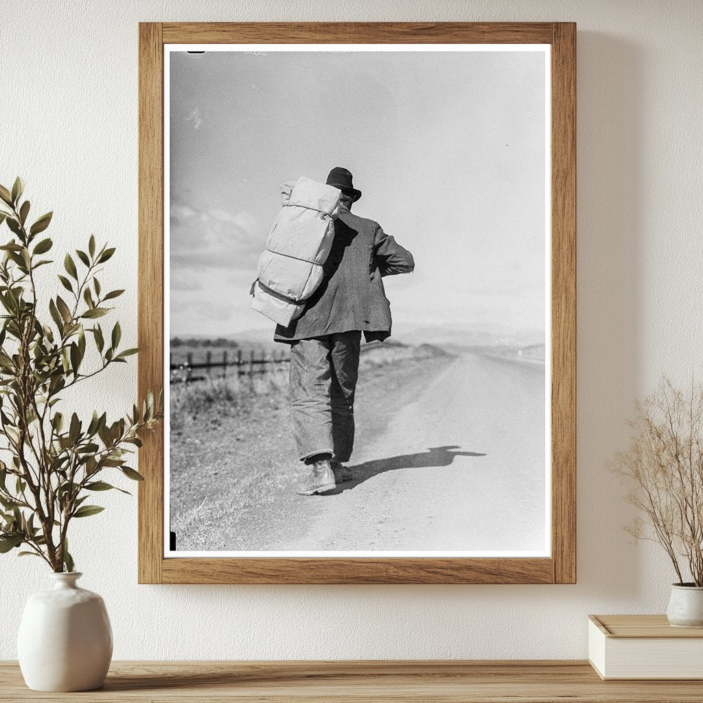 Migrant Worker on California Highway 1935 - Available at KNOWOL