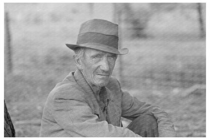 Migrant Worker Resting in Hancock County Mississippi 1938 - Available at KNOWOL