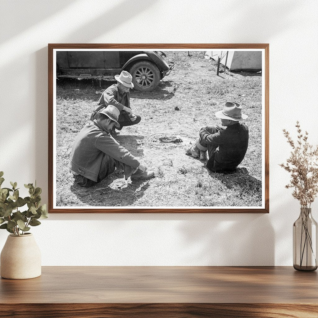 Migrant Workers Awaiting Orders San Jose California 1939 - Available at KNOWOL