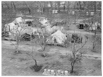 Migrant Workers Camp Gridley California February 1939 - Available at KNOWOL