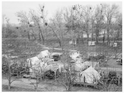 Migrant Workers Camp in Gridley California 1939 - Available at KNOWOL