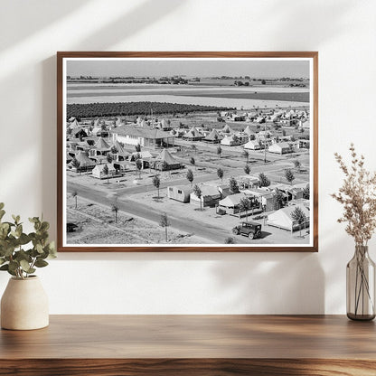 Migrant Workers Camp Shafter California June 1938 - Available at KNOWOL