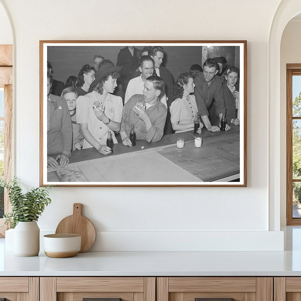 Migrant Workers Dancing and Dining in Woodville 1942 - Available at KNOWOL