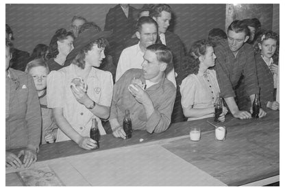 Migrant Workers Dancing and Dining in Woodville 1942 - Available at KNOWOL