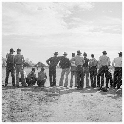 Migrant Workers Enjoy Baseball Game June 1938 - Available at KNOWOL