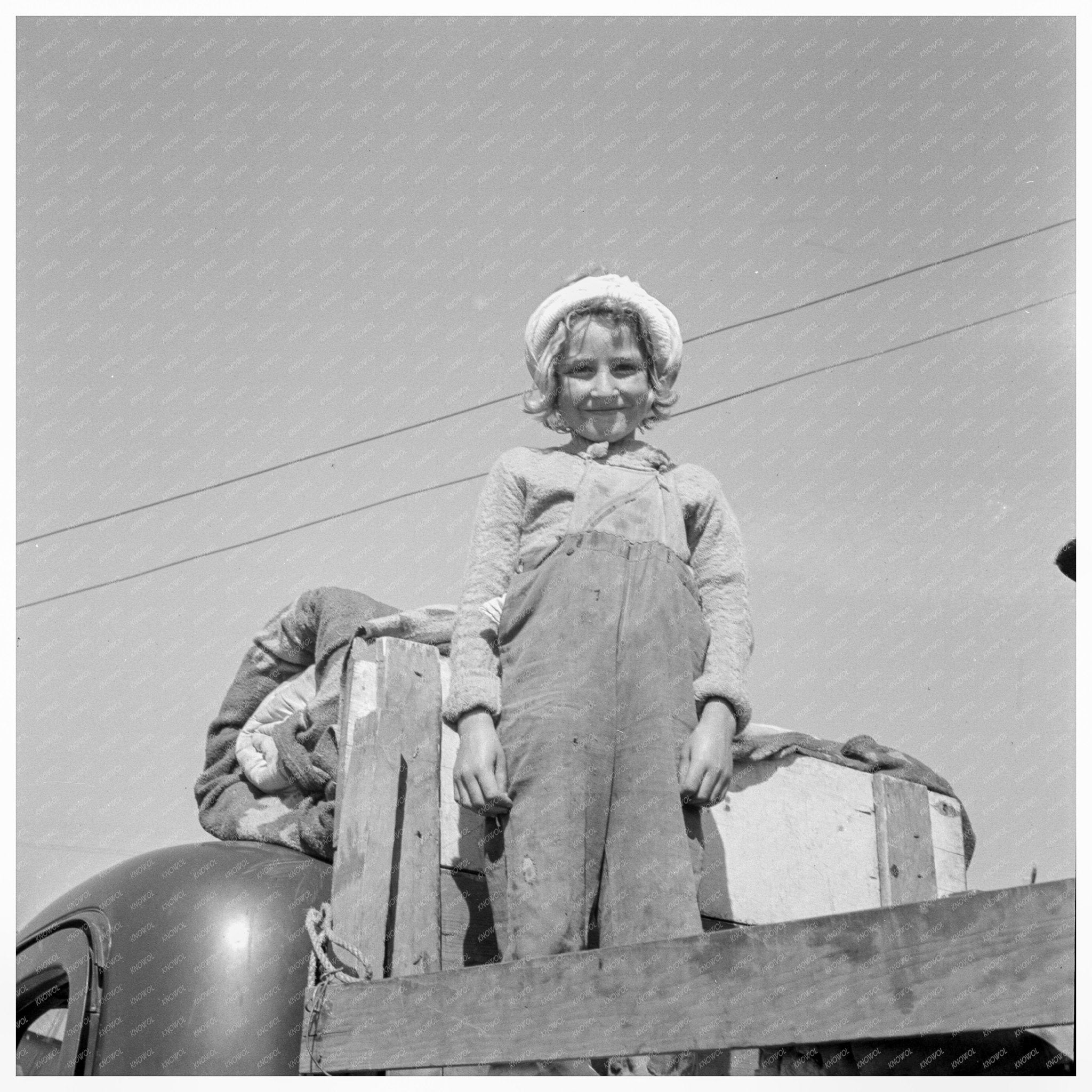 Migrant Workers Family in Tulelake California 1939 - Available at KNOWOL