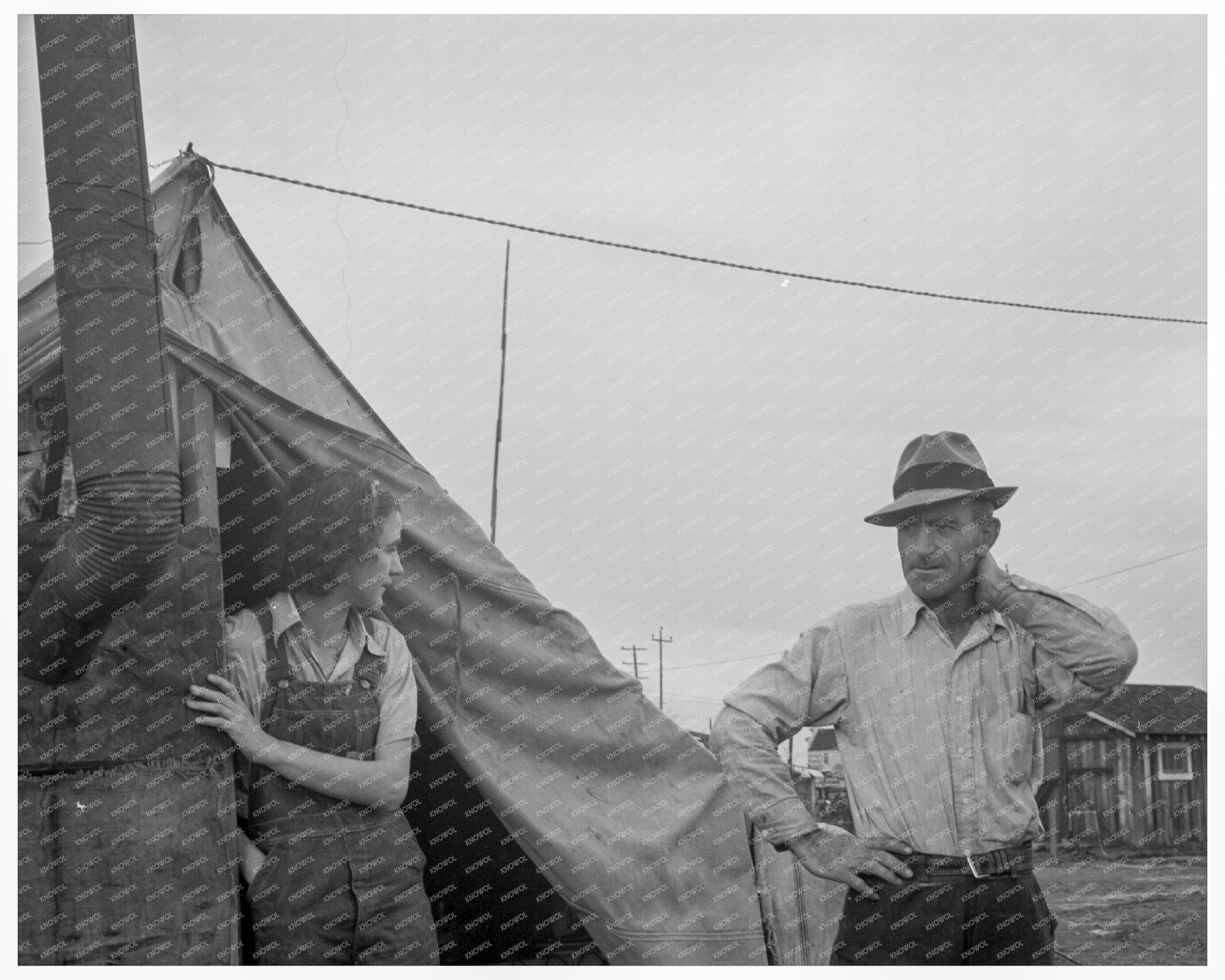 Migrant Workers in California Lemon Orchards 1939 - Available at KNOWOL