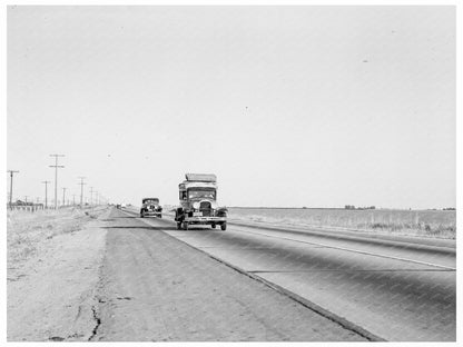 Migrant Workers on Road in California May 1939 - Available at KNOWOL