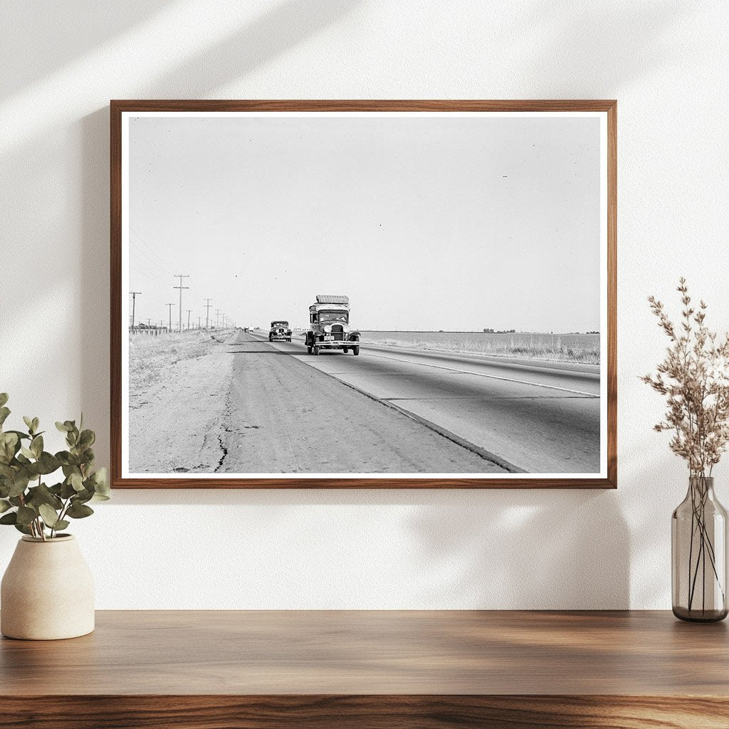 Migrant Workers on Road in California May 1939 - Available at KNOWOL