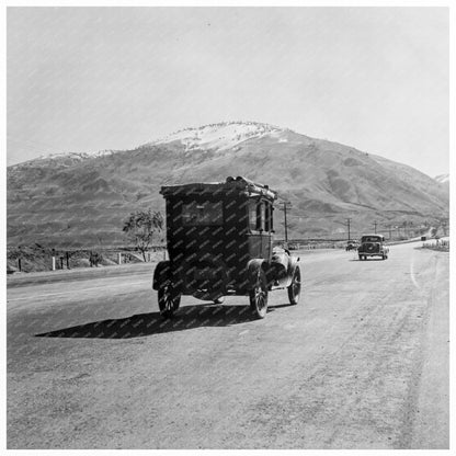 Migrant Workers on U.S. 99 Kern County California 1939 - Available at KNOWOL