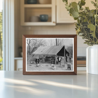 Migrant Workers Tent Homes Harlingen Texas February 1939 - Available at KNOWOL