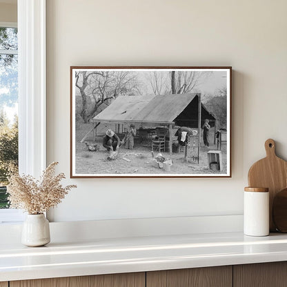 Migrant Workers Tent Homes Harlingen Texas February 1939 - Available at KNOWOL