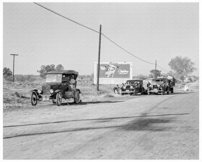 Migrant Workers Traveling to Imperial Valley 1936 - Available at KNOWOL