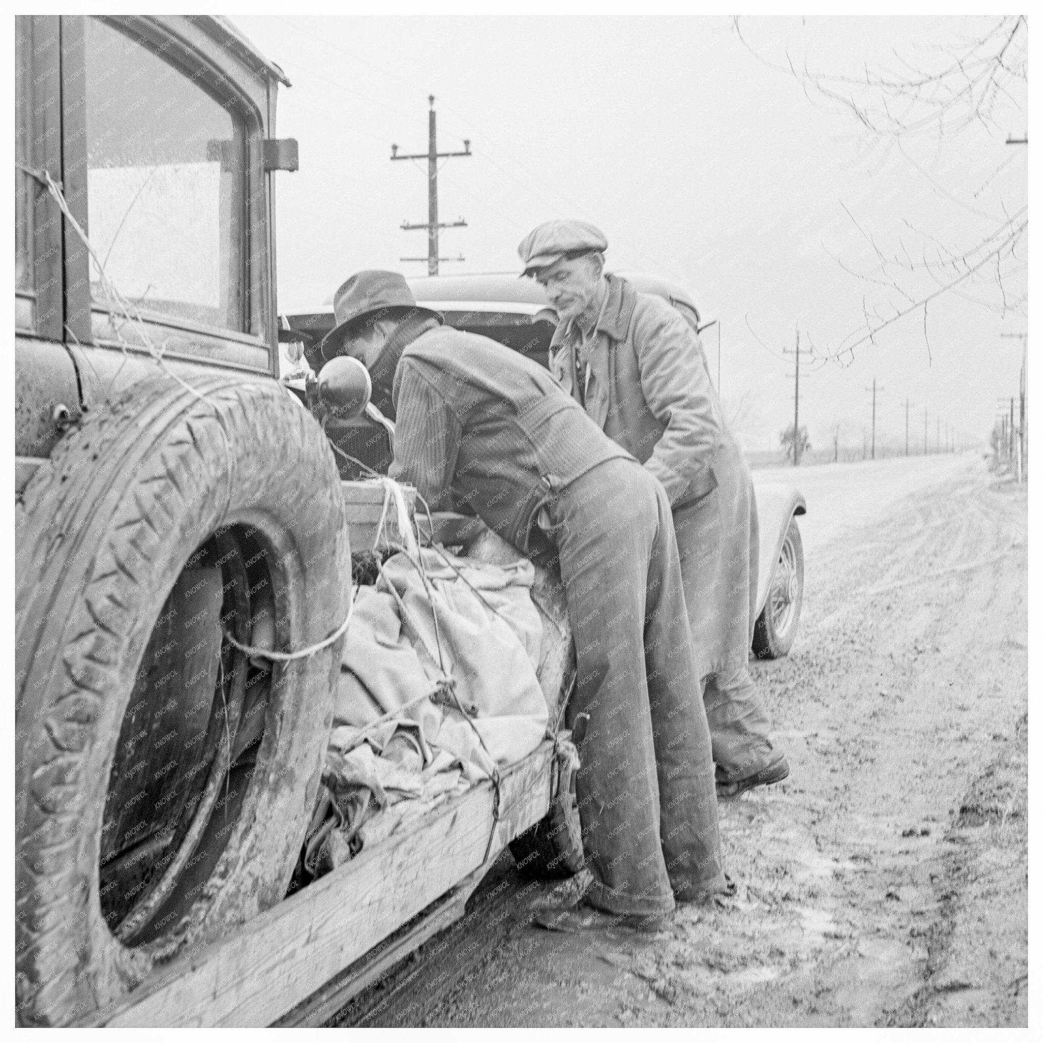 Migrants in Tulare County California February 1939 - Available at KNOWOL