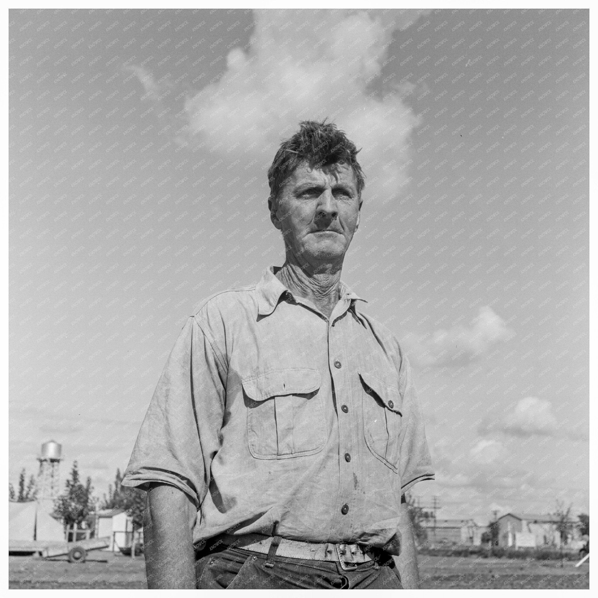 Migratory Agricultural Workers California 1938 Photo - Available at KNOWOL