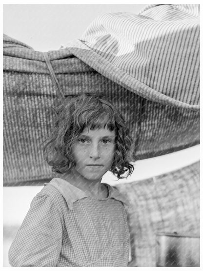 Migratory Child at Bean Pickers Camp Oregon 1939 - Available at KNOWOL