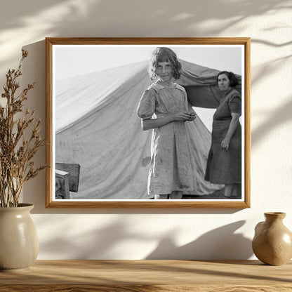 Migratory Child in Bean Pickers Camp Oregon 1939 - Available at KNOWOL