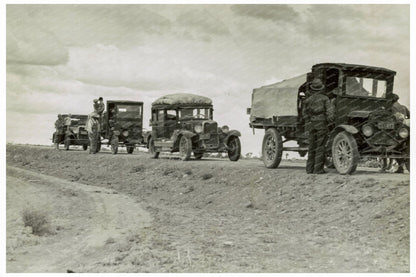 Migratory Families Stopped for Repairs New Mexico 1937 - Available at KNOWOL