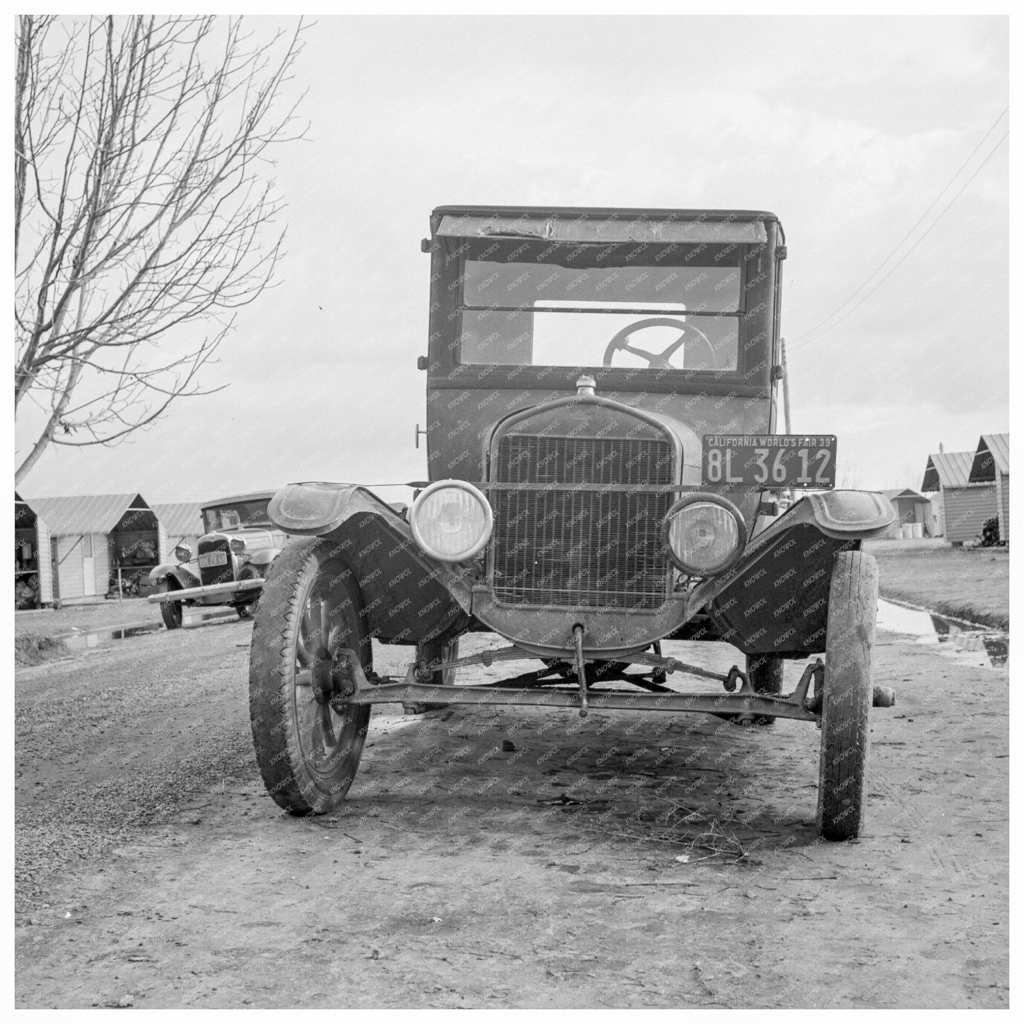 Migratory Labor Camp Farmersville California 1939 - Available at KNOWOL